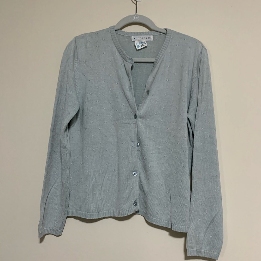 Vittadini light blue cardigan